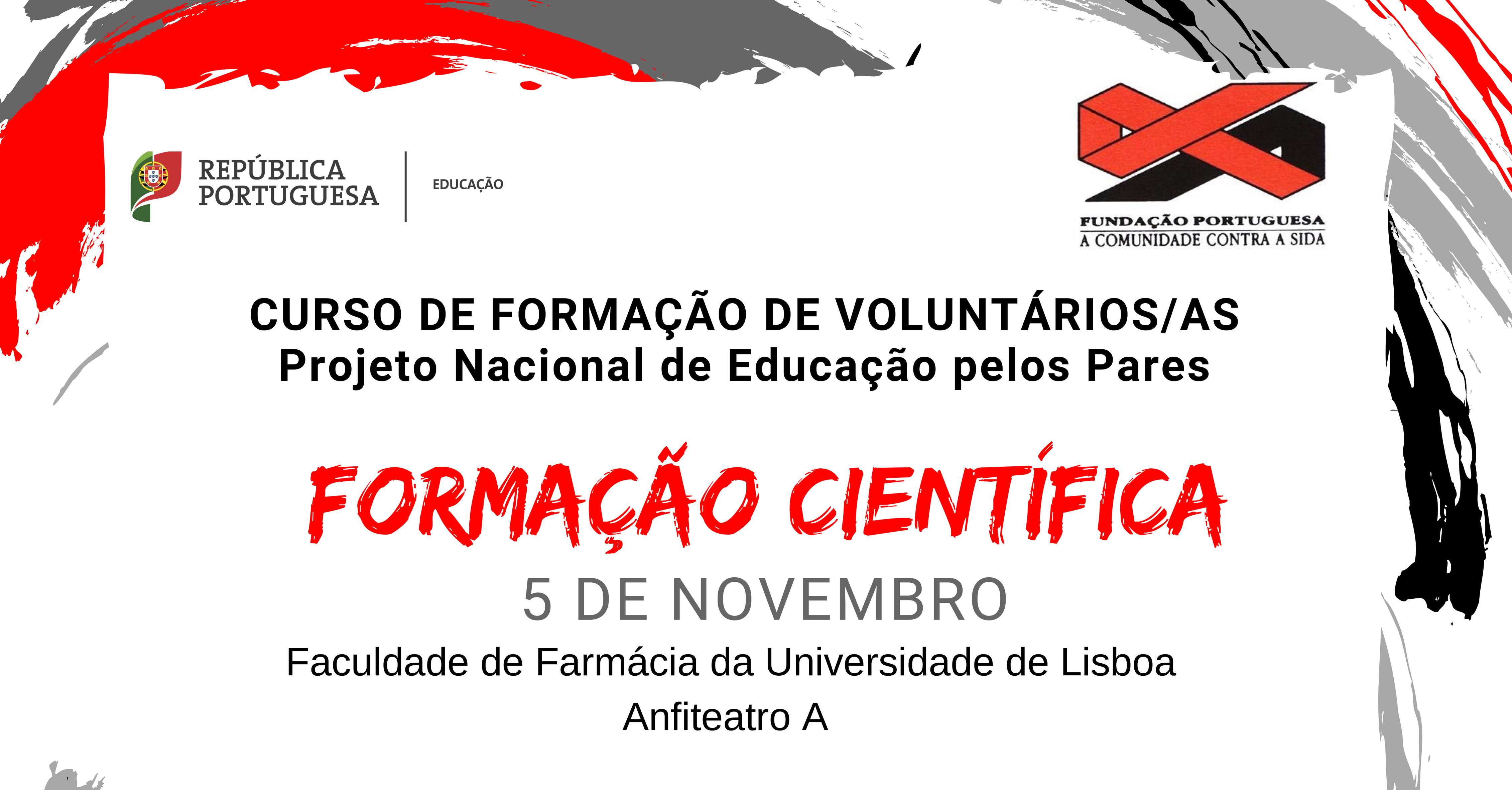 Curso de Formação de Voluntários – Projeto Nacional de Educação pelos Pares