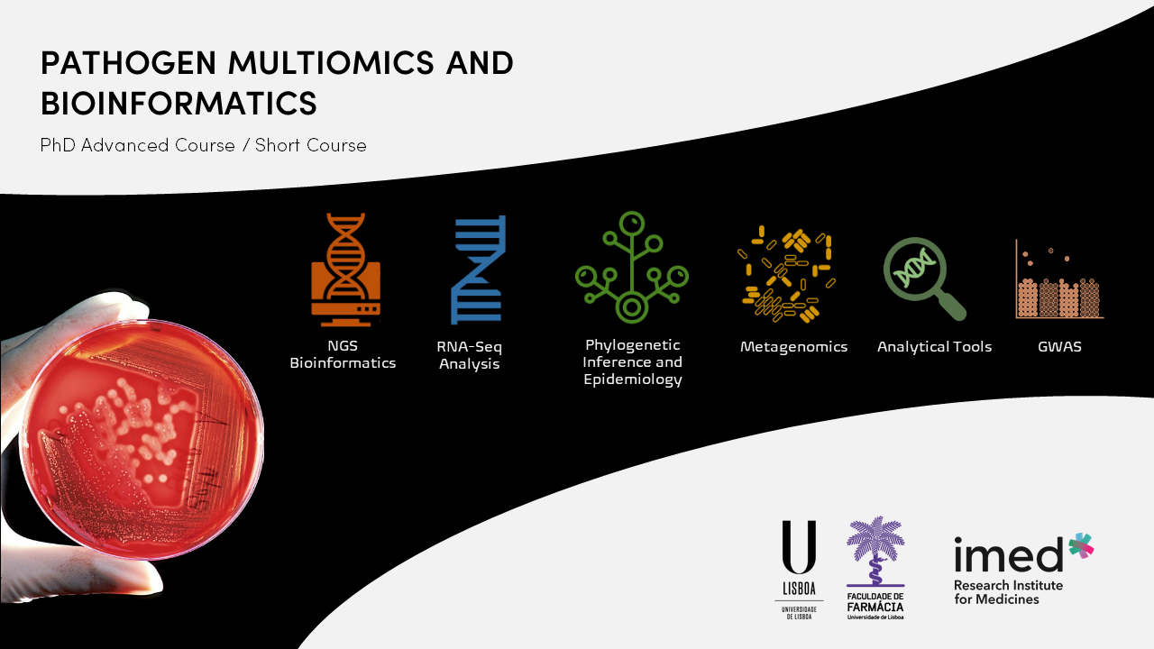 Curso Não Conferente de Grau “Pathogen Multiomics and Bioinformatics” – 2ª Edição