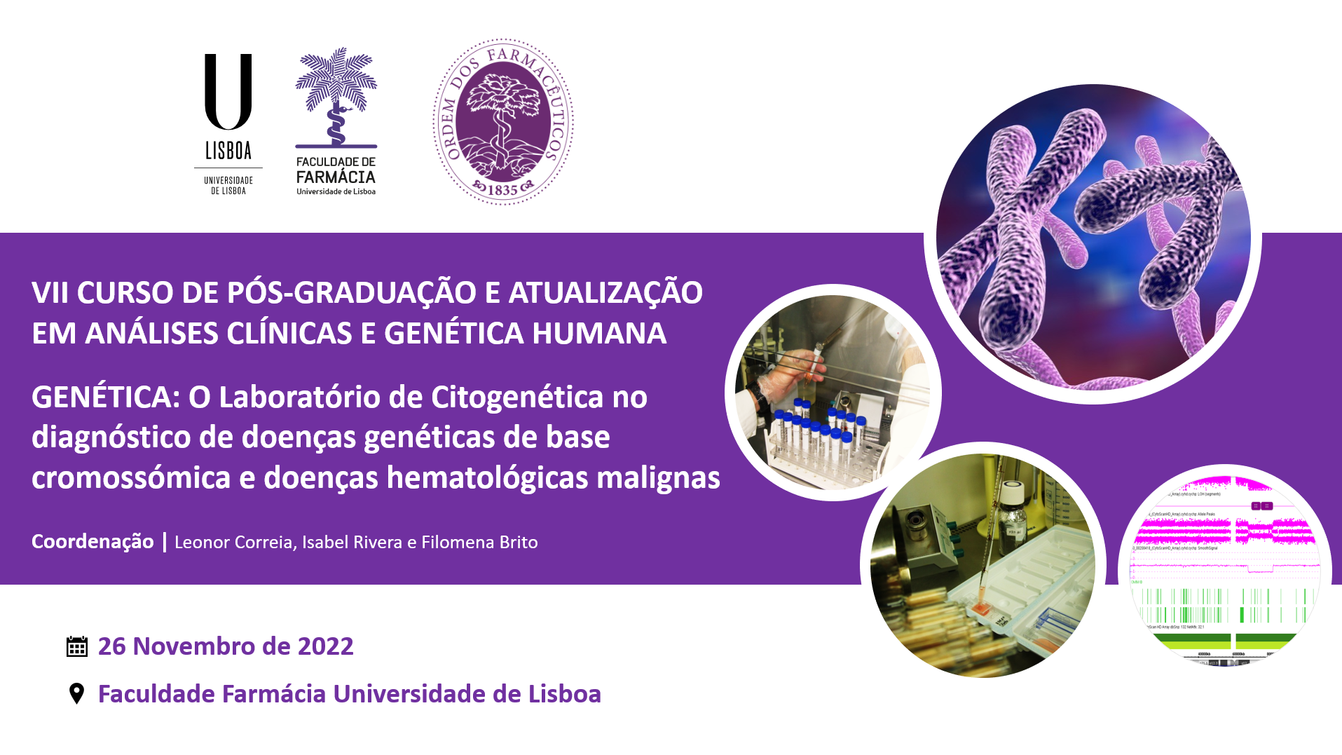VII Curso de Pós-Graduação em Análises Clínicas: Laboratório de Citogenética