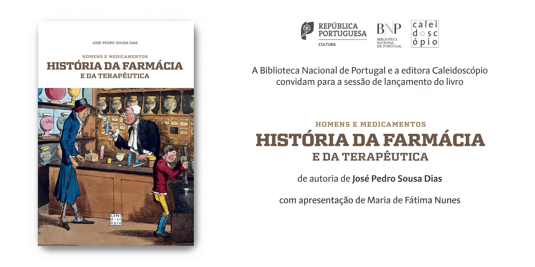 Lançamento do livro – Homens e Medicamentos História da Farmácia e da Terapêutica